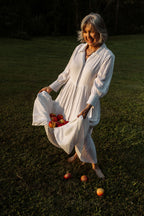 The Sienna Shirt Dress - White