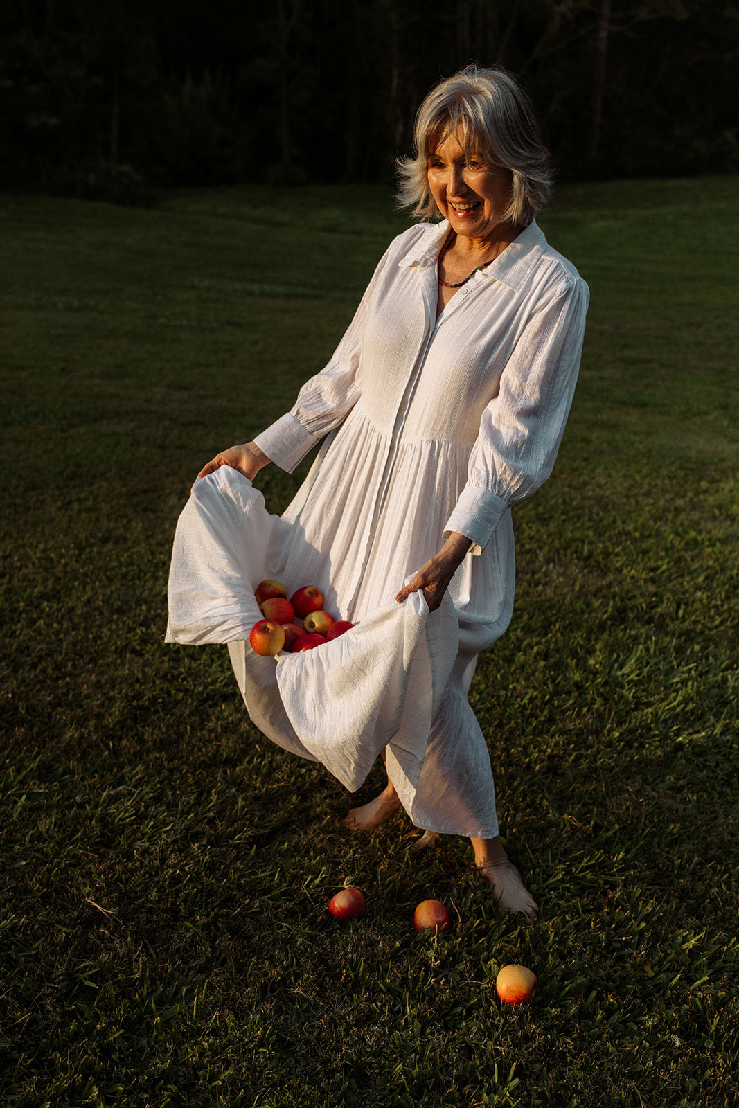 The Sienna Shirt Dress - White