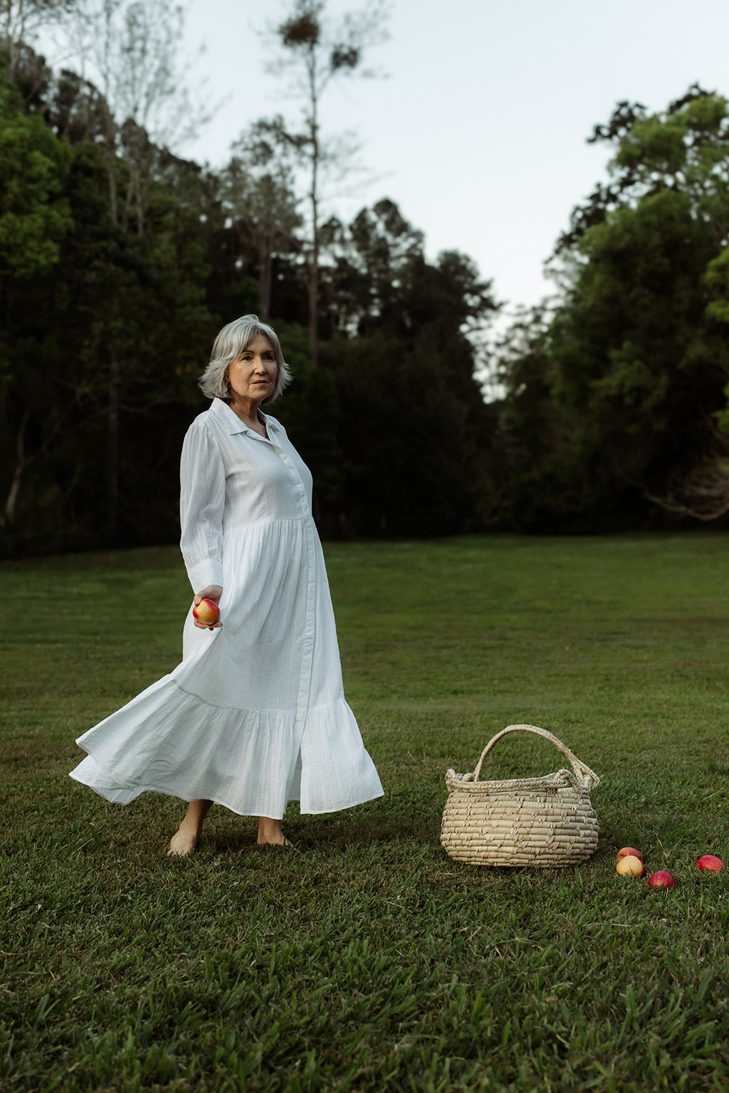 The Sienna Shirt Dress - White