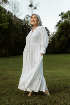 The Sienna Shirt Dress - White