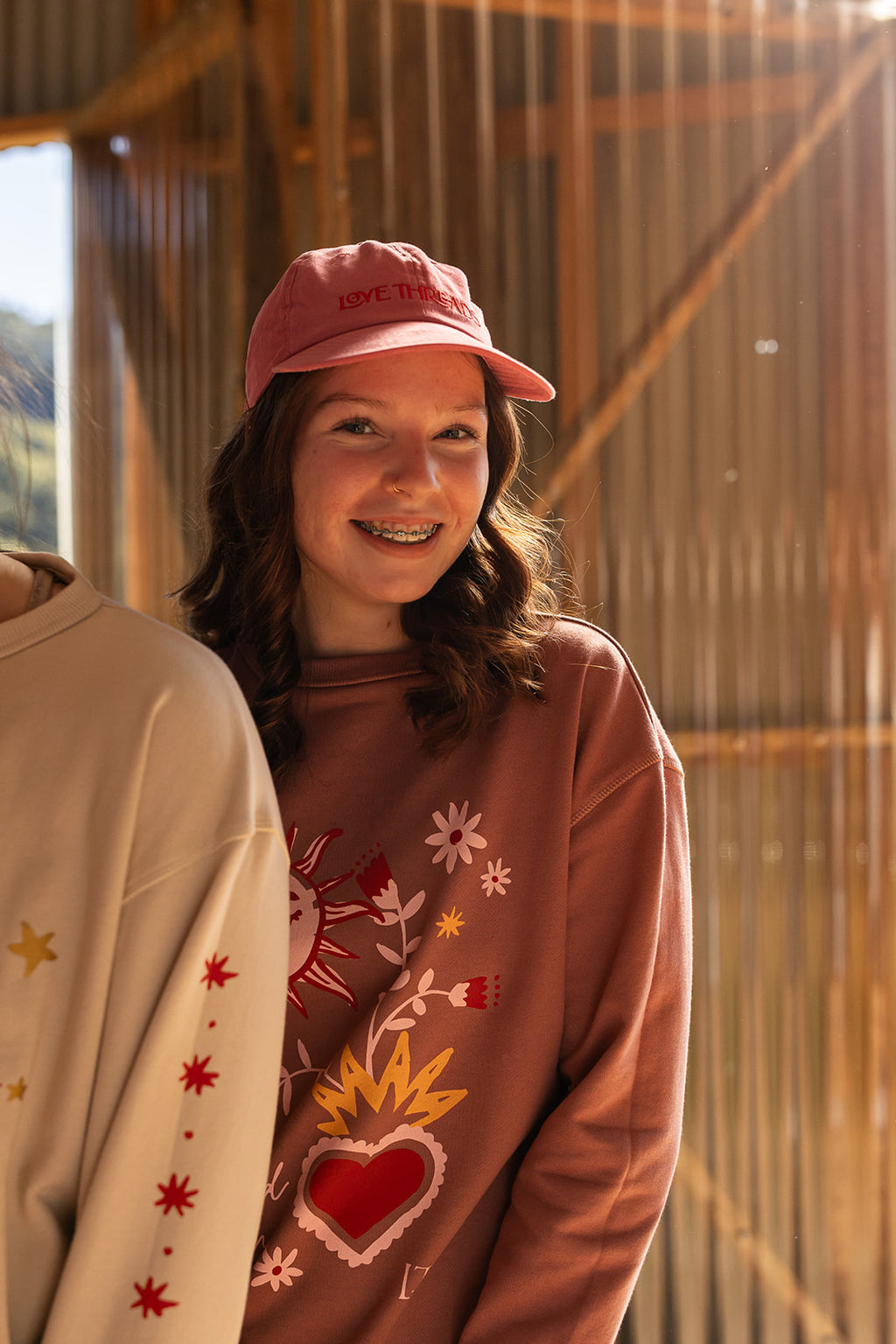 The Love Threads Embroidered Cap