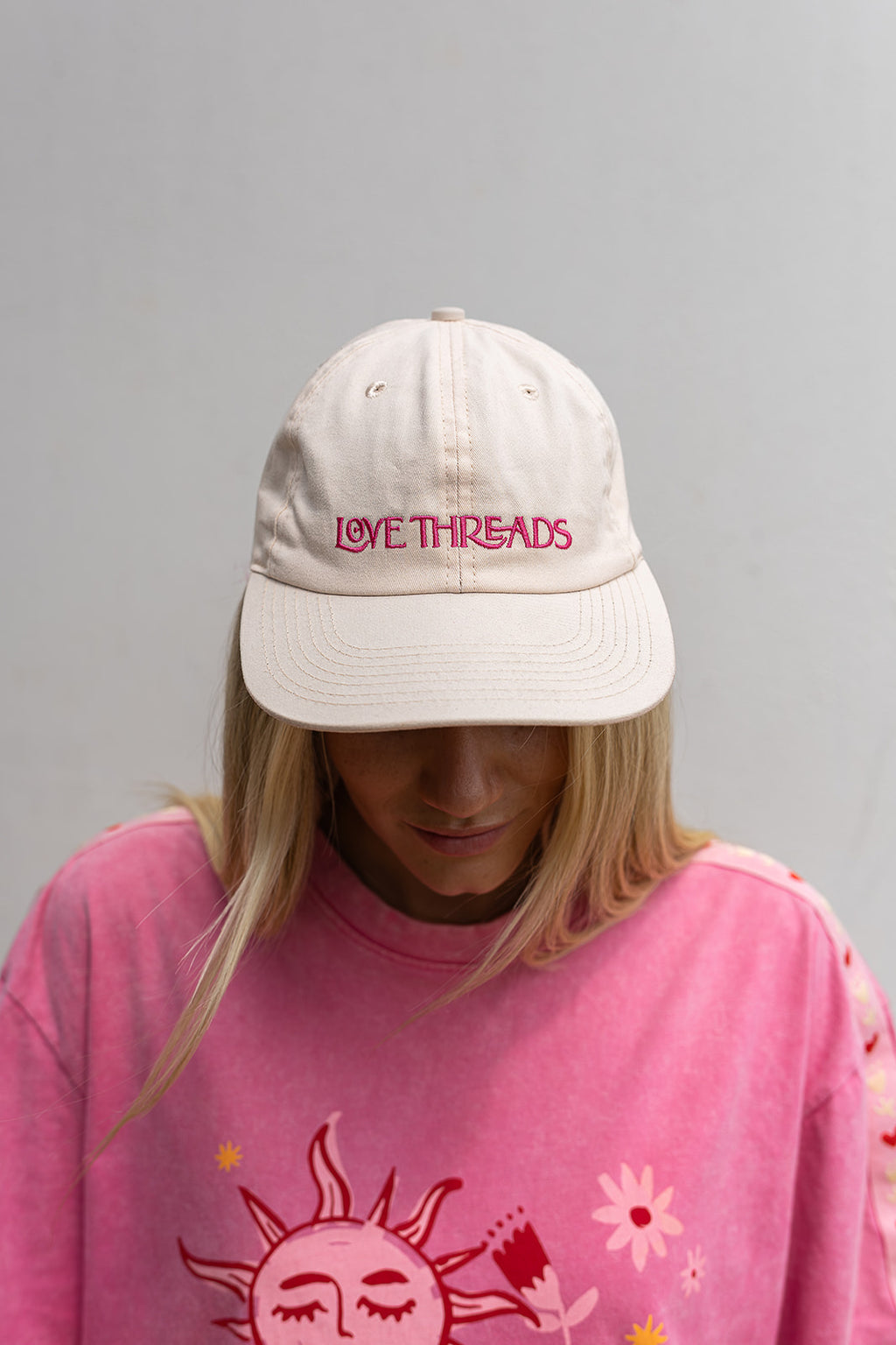 The Love Threads Embroidered Cap