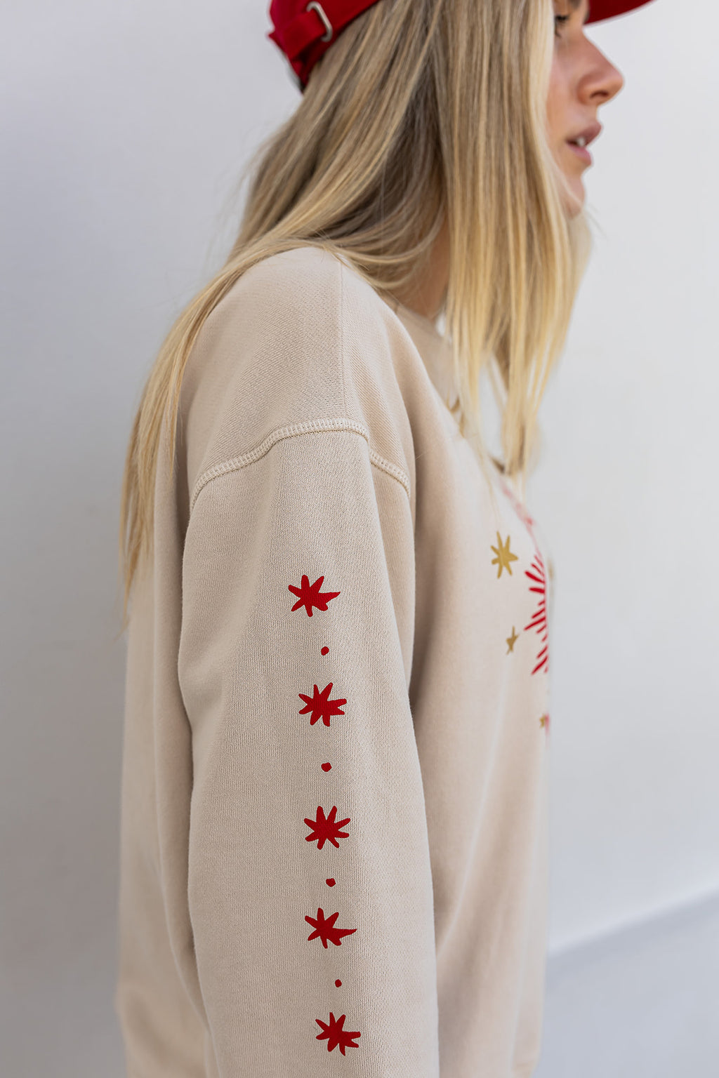 Flaming Heart – Oat Sweater