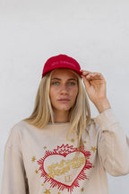 The Love Threads Embroidered Cap