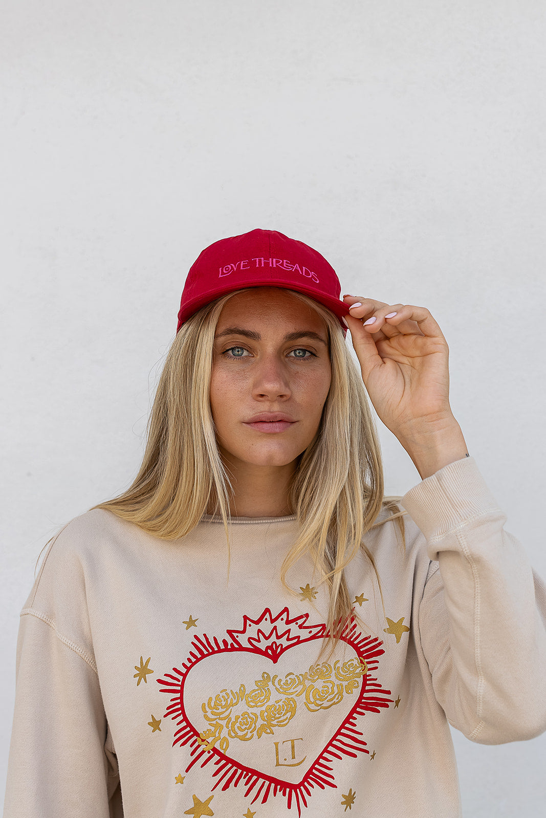 The Love Threads Embroidered Cap