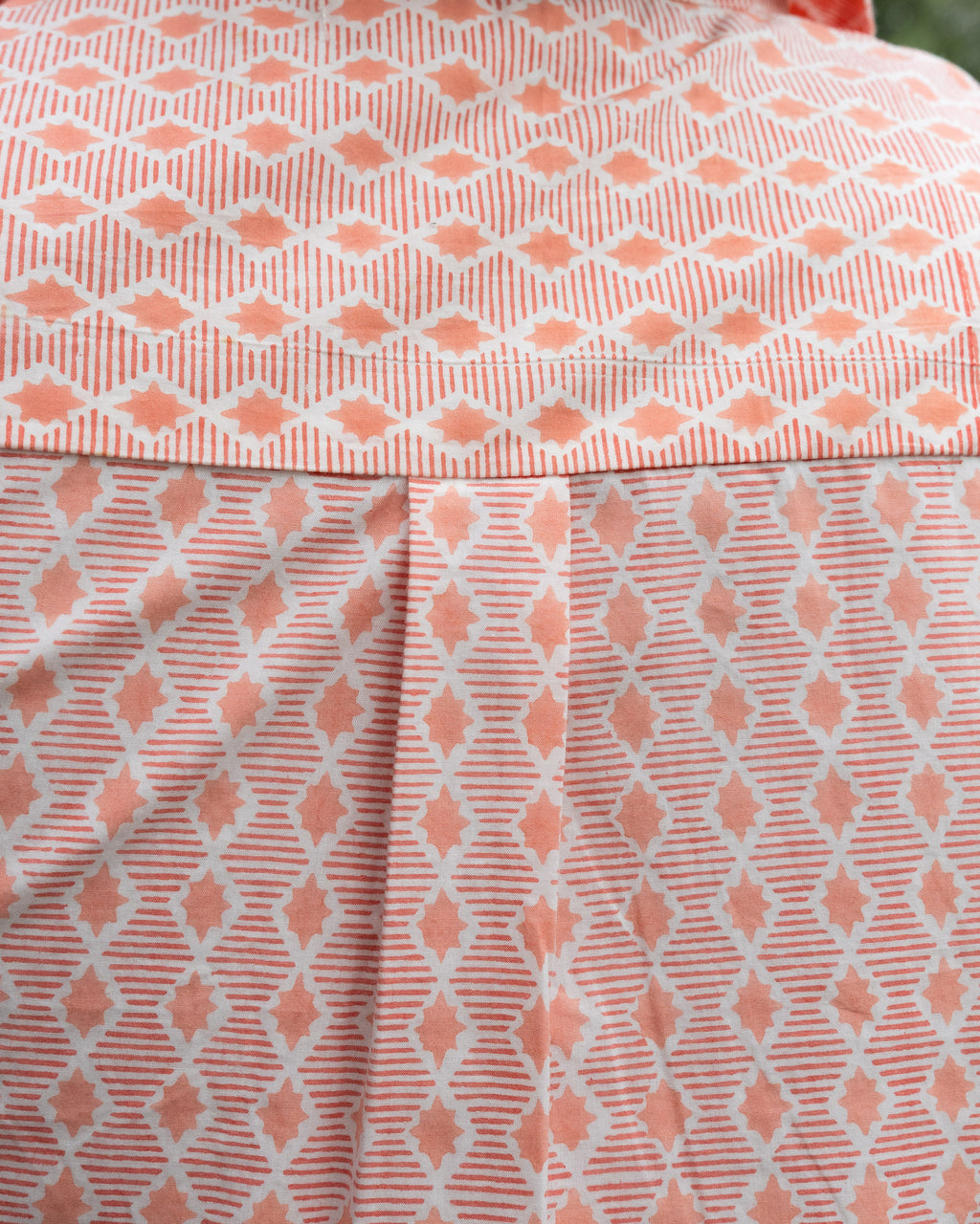 Men's Star Shirt - Coral with pink