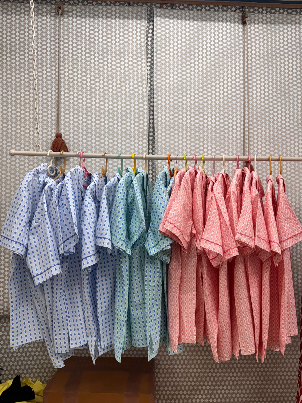 Men's Star Shirt - Two tone blue