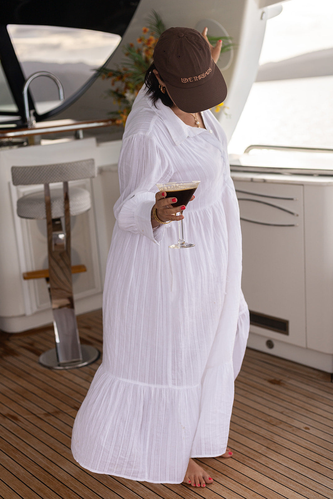 The Sienna Shirt Dress - White