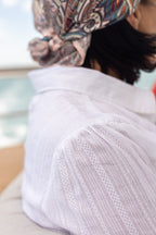 The Sienna Shirt Dress - White