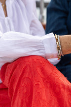 The Solace Pants - Red fully elasticised